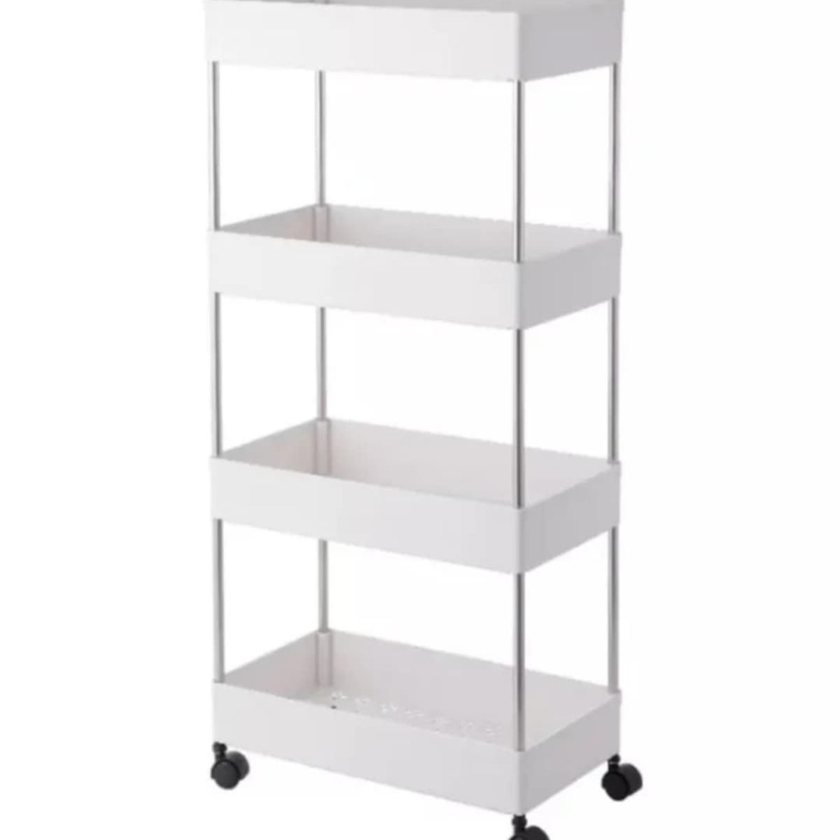 GENERICO - Organizador Verdulero Soporte de Cocina con Ruedas de 4 pisos
