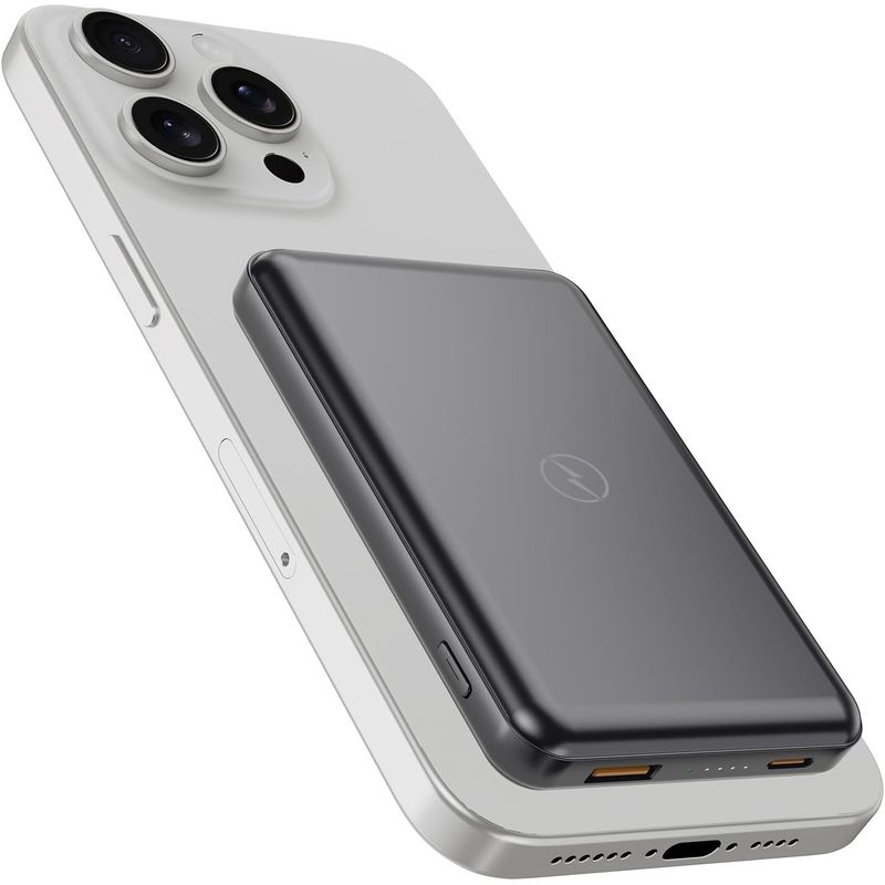 GENERICO - Cargador Portatil Bateria p/ iPhone 16 Plus Pro Max 15 al 11 Magsafe