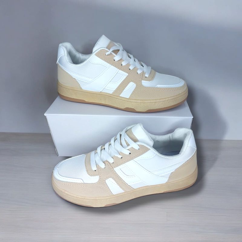 GENERICO - ZAPATILLA PARA HOMBRE NEW PIONEERS BLANCOBEIGE CLARO -B05