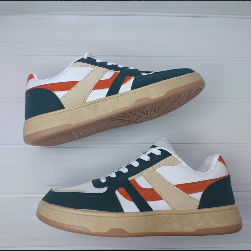 GENERICO - ZAPATILLA PARA HOMBRE NEW PIONEERS BLANCO VERDE -B05