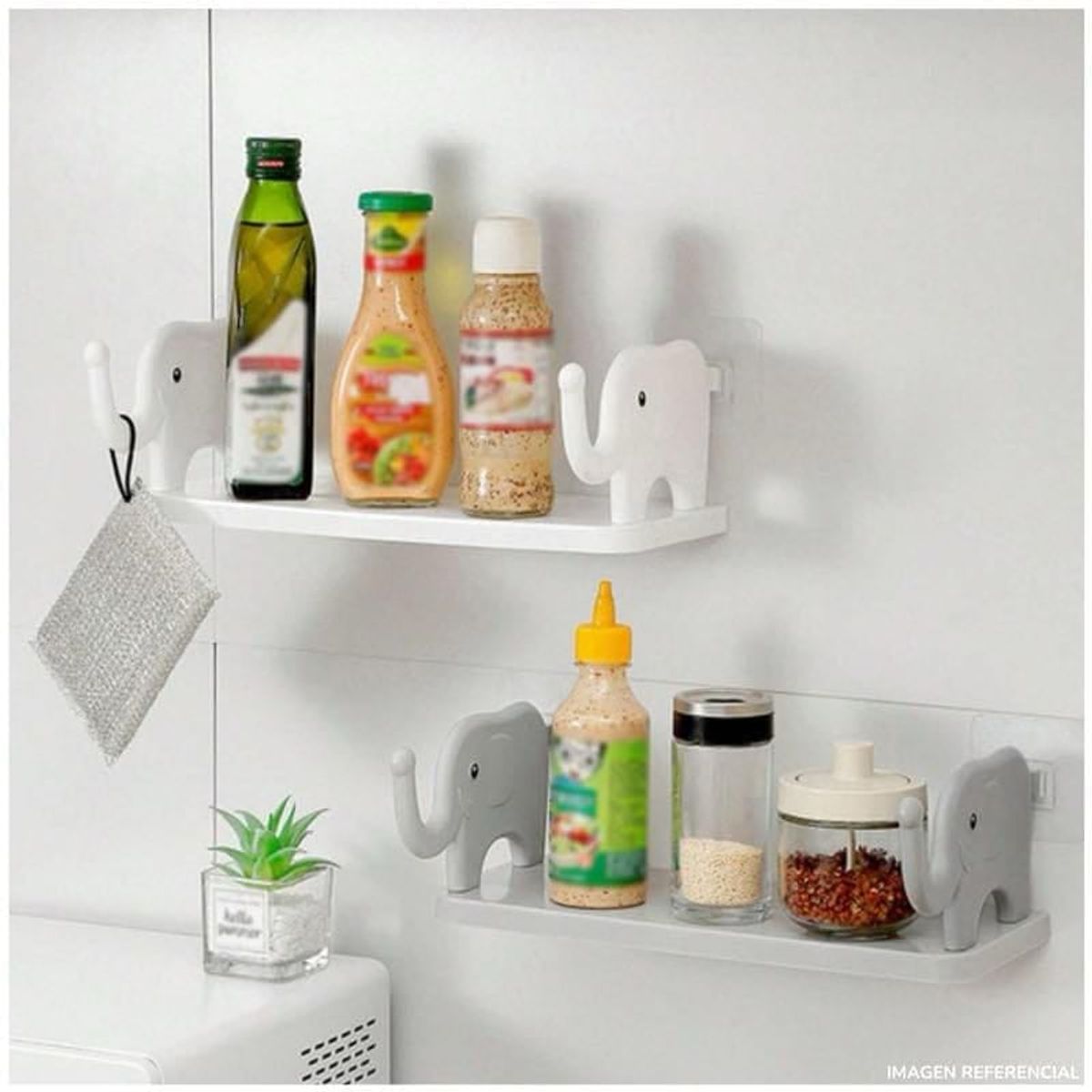 GENERICO - Repisa estante flotante decoración aleatorio X 2 Unidades