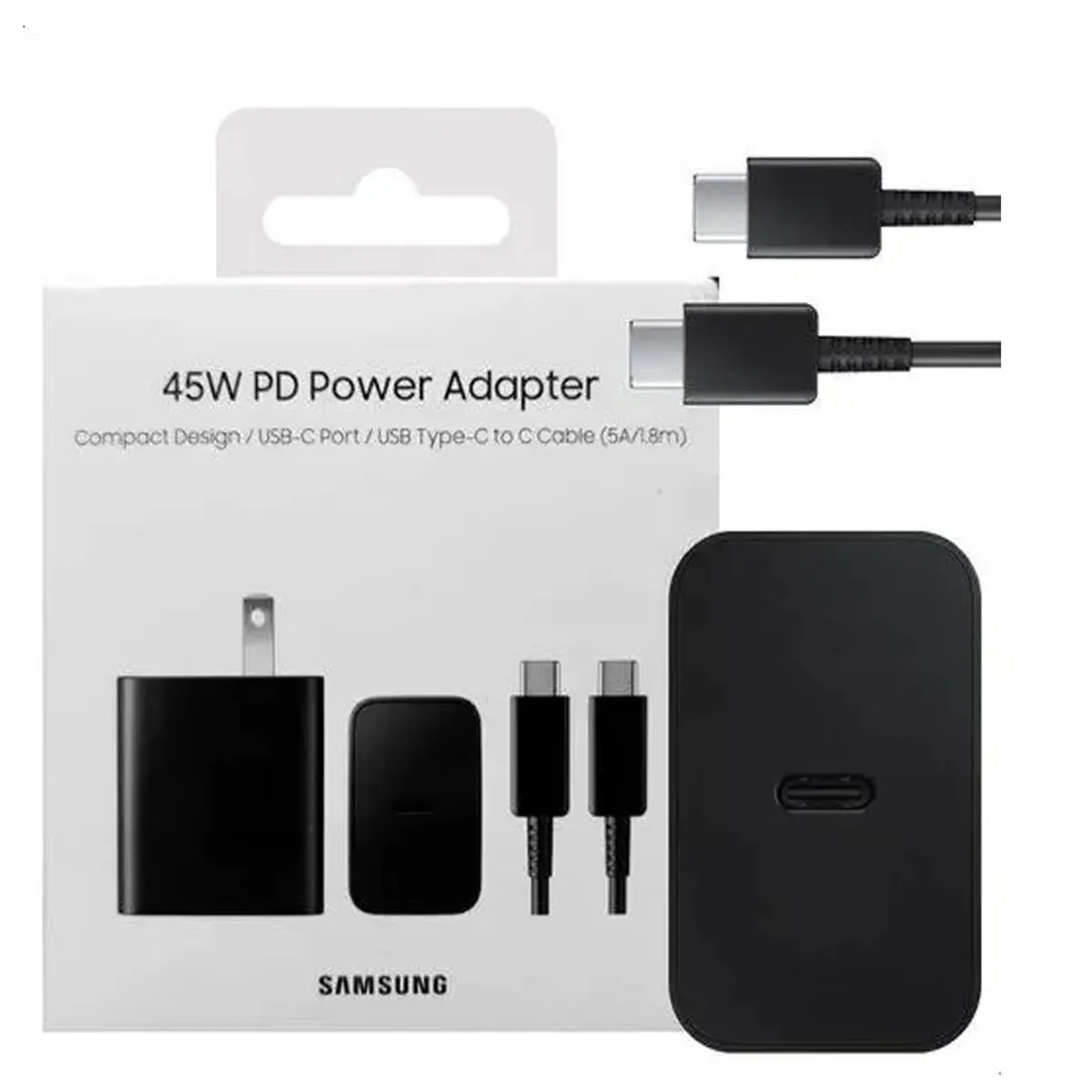 SAMSUNG - Cargador Samsung 45W para S25 Ultra Original GAN 2025