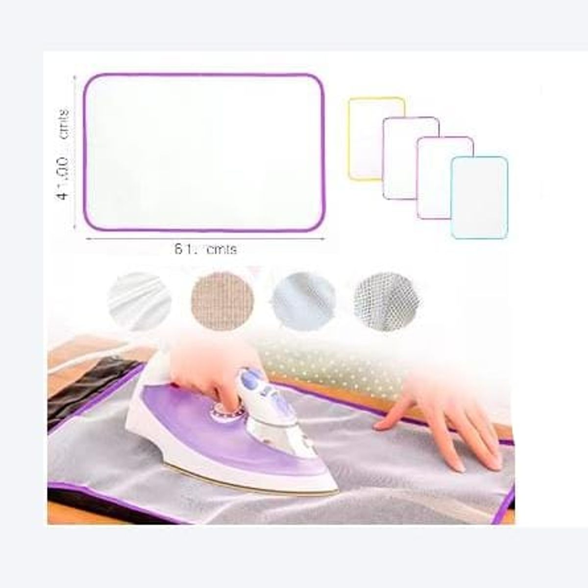 GENERICO - 3 Almohadilla de Planchado Aislante Resistente