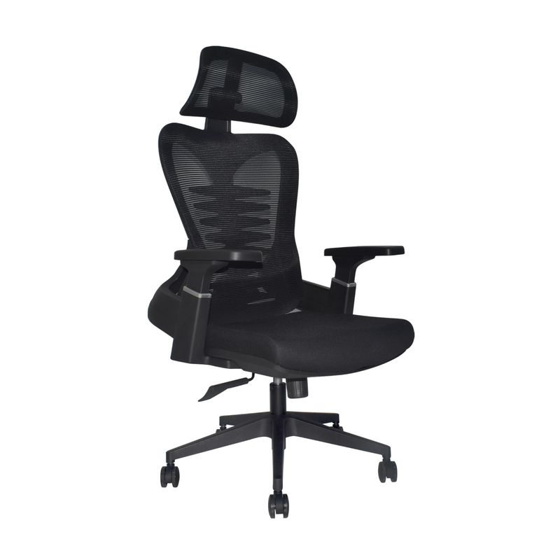 MOBELART - Silla de Oficina Presidente Biox Negro möbelArt