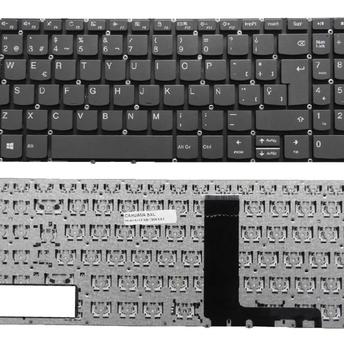 GENERICO - TECLADO COMPATIBLE LENOVO 320-15ISK V330-15IKB ESPAÑOL