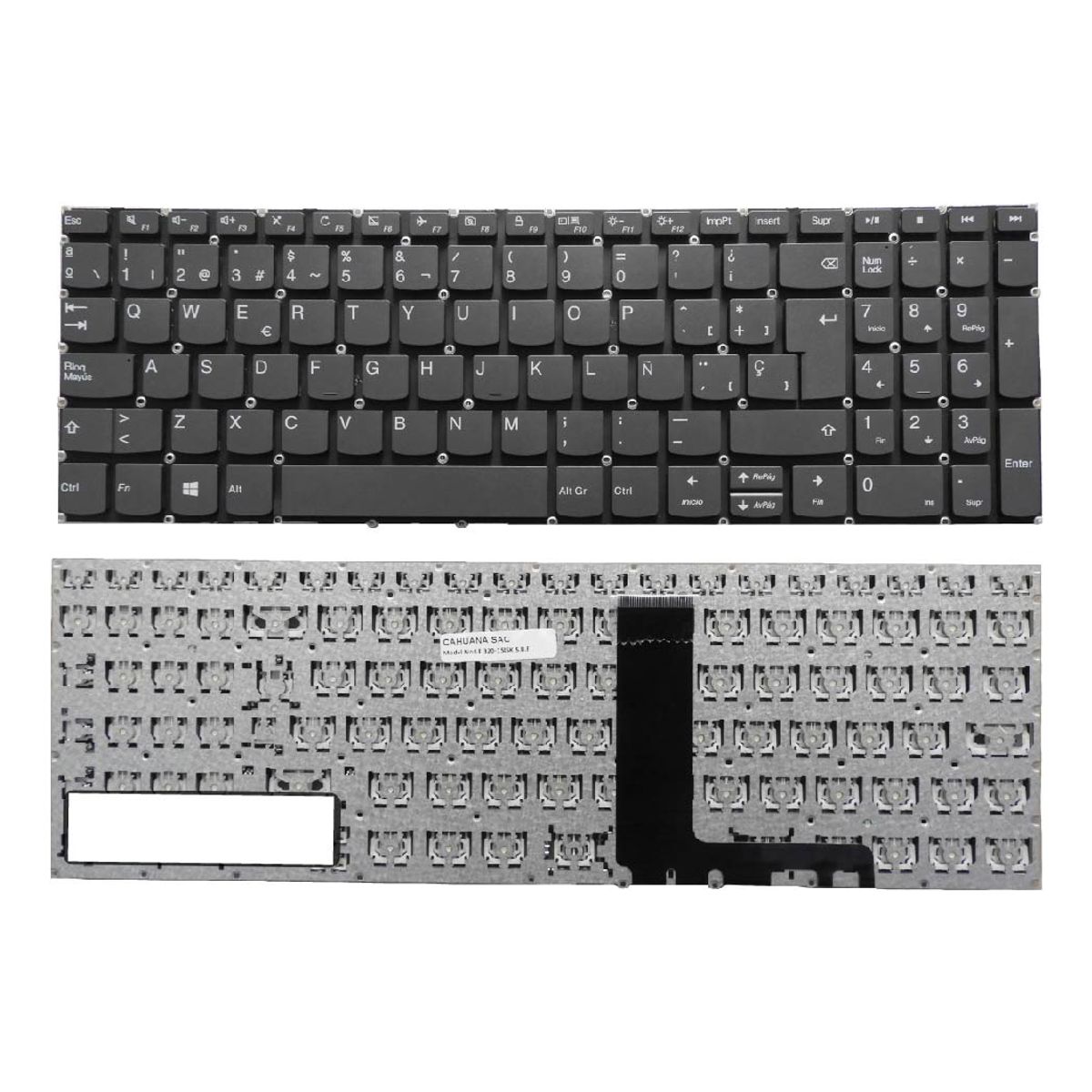 GENERICO - TECLADO COMPATIBLE LENOVO 320-15ISK V330-15IKB ESPAÑOL