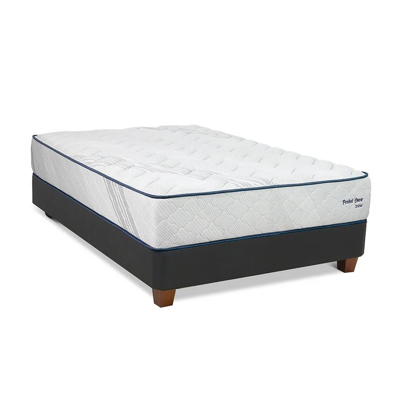 DRIMER - Cama Americana Pocket Snow 2 Plazas