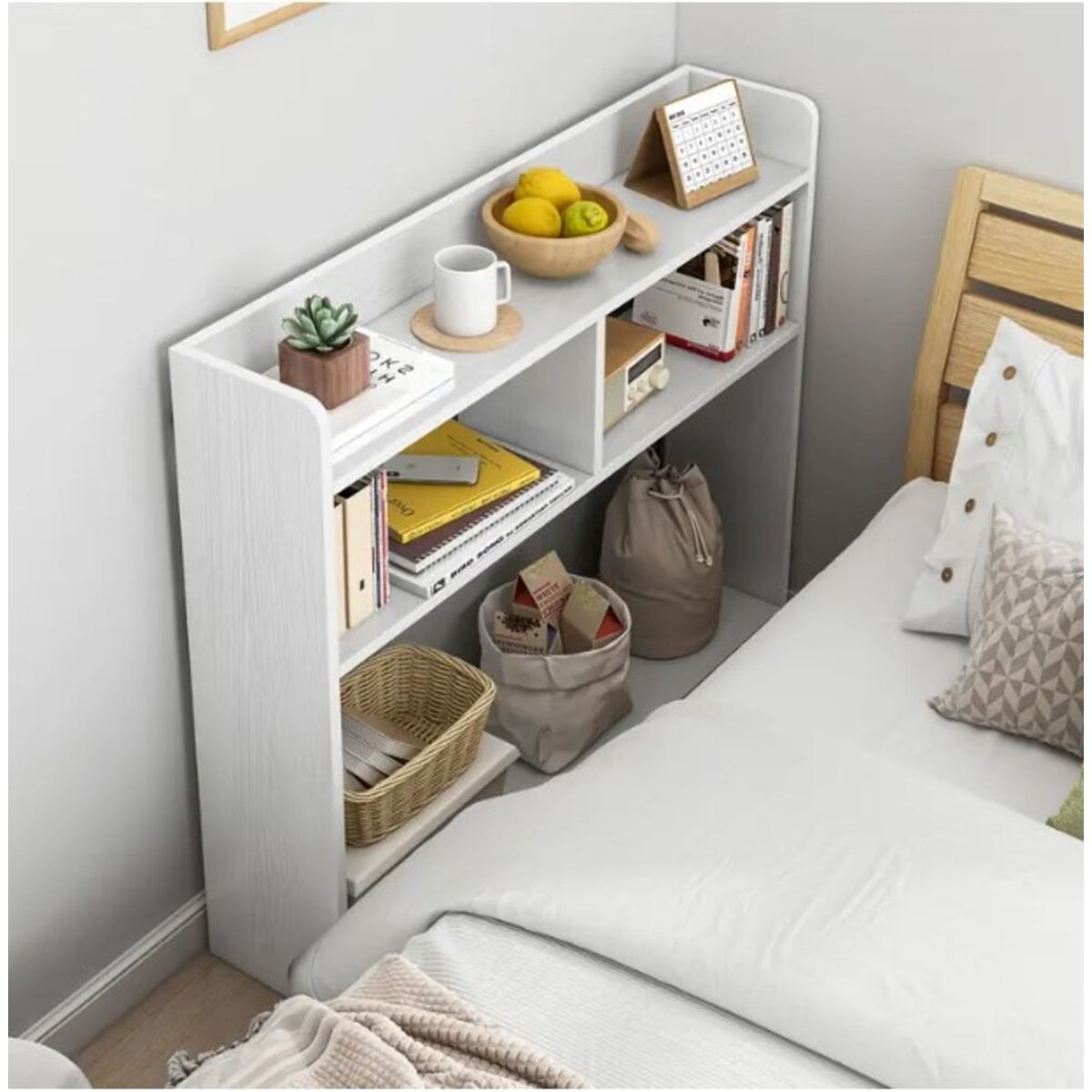 R&R MUEBLES - Mesa Consola Alta Renge Blanco R&R MUEBLES