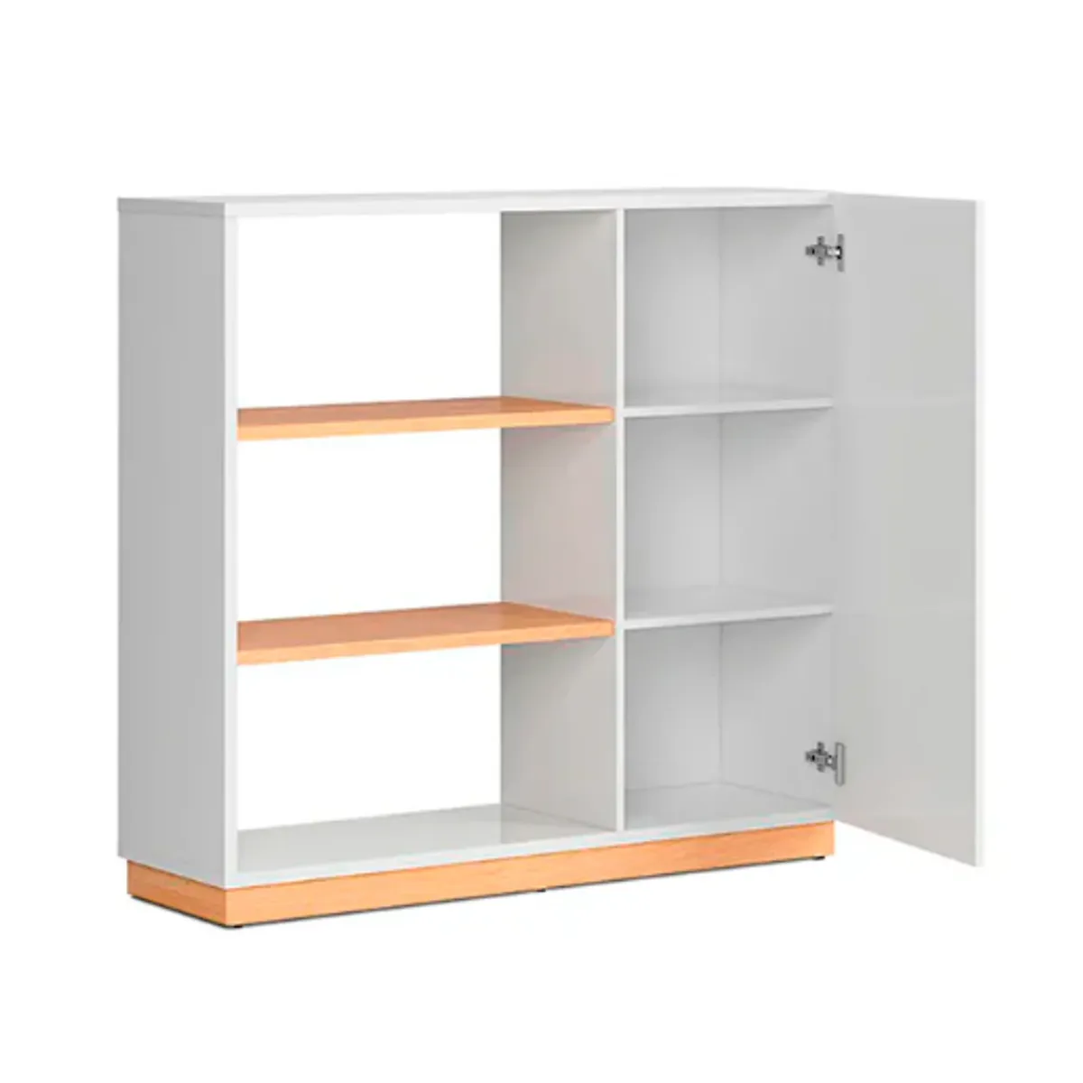 NACION MUEBLES - LIBRERO NACION MUEBLES KARLA COLOR MADERA