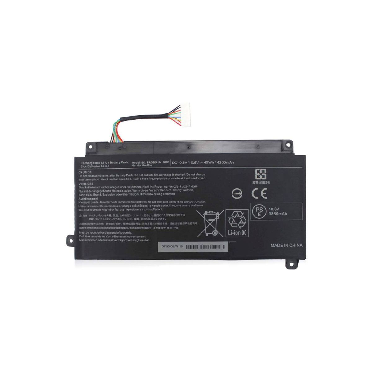 OEM - Batería para Laptop Toshiba PA5208. SATELITE P55W,  E45W,    P55 CW