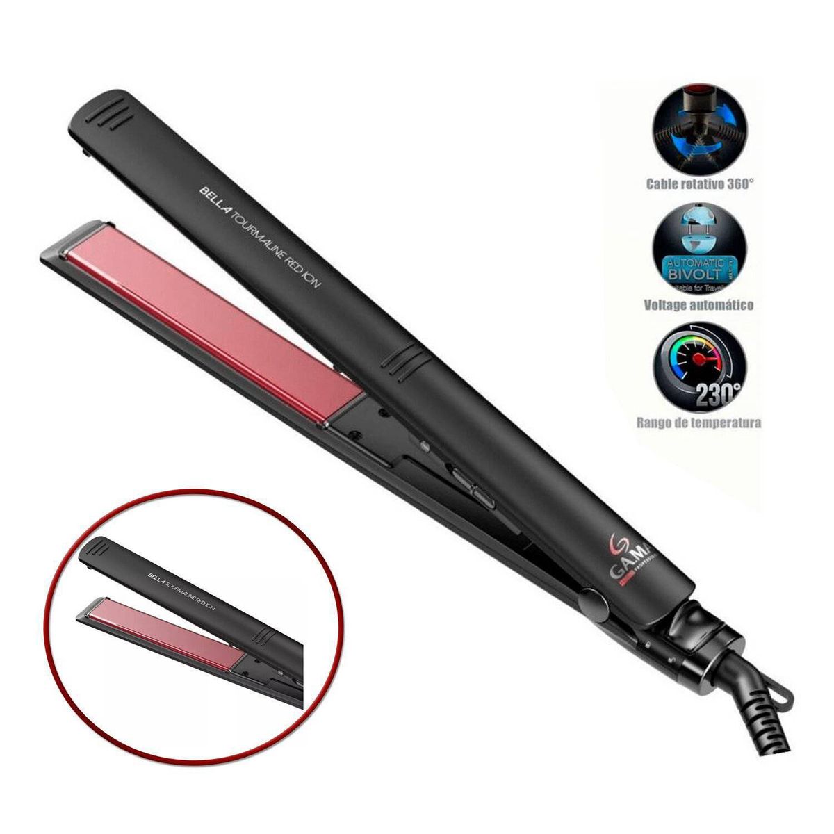 GAMA - Alisador Gama Elegance BELLA TOURMALINE