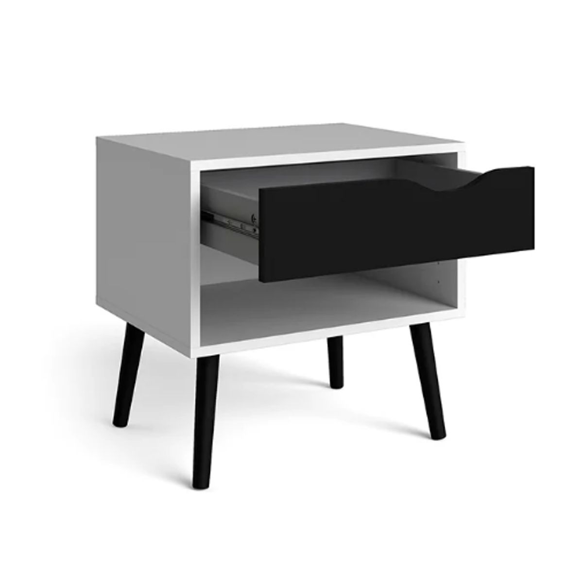 NACION MUEBLES - VELADOR NACION MUEBLES KENDO COLOR BLANCO