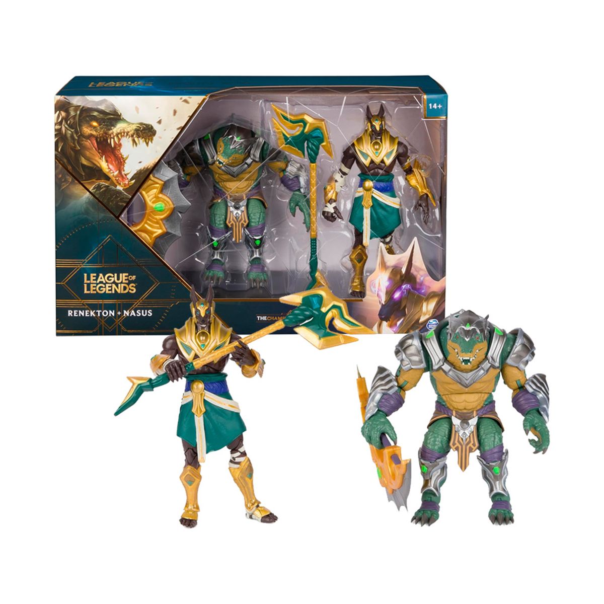 SPIN MASTER - League of Legends Figura de Accion Set Renekton Nasus