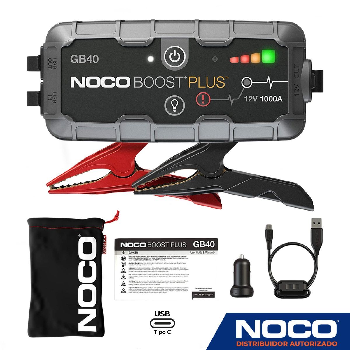 NOCO - Arrancador de Batería Portátil NOCO GB40