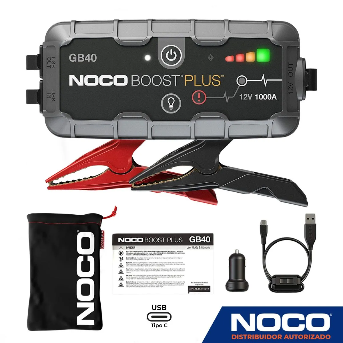 NOCO - Arrancador de Batería Portátil NOCO GB40