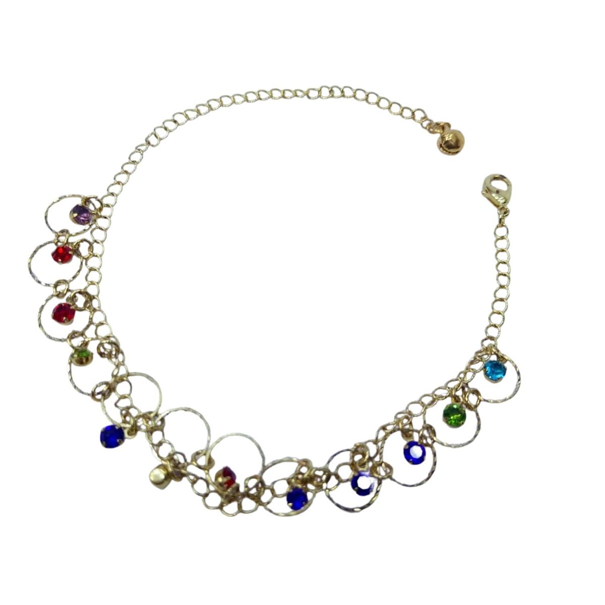 GENERICO - Tobillera acero inox Shield Murano Mujer