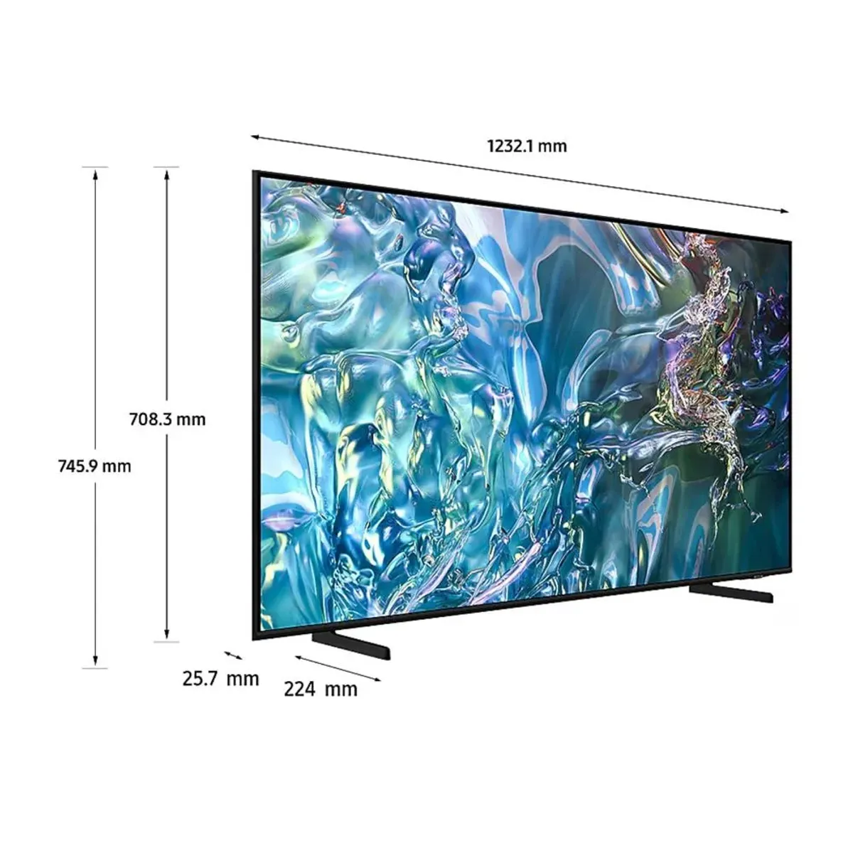 SAMSUNG - 55 QLED 4K Q60D Tizen OS Smart TV 2024