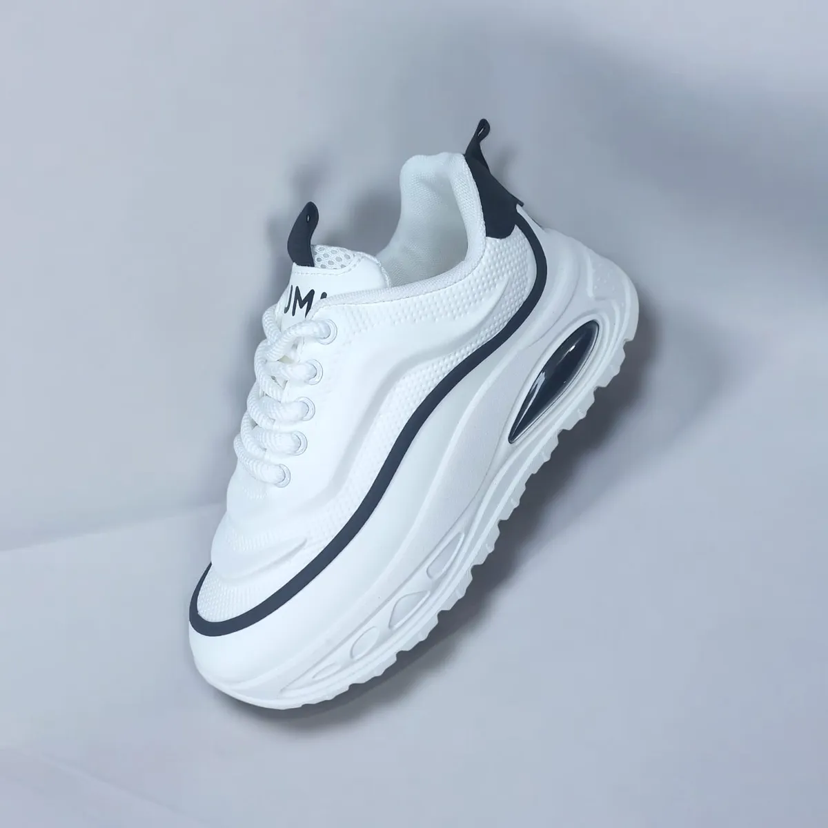 GENERICO - ZAPATILLA PARA HOMBRE YUMI ONDA BLANCO NEGRO - YN1009