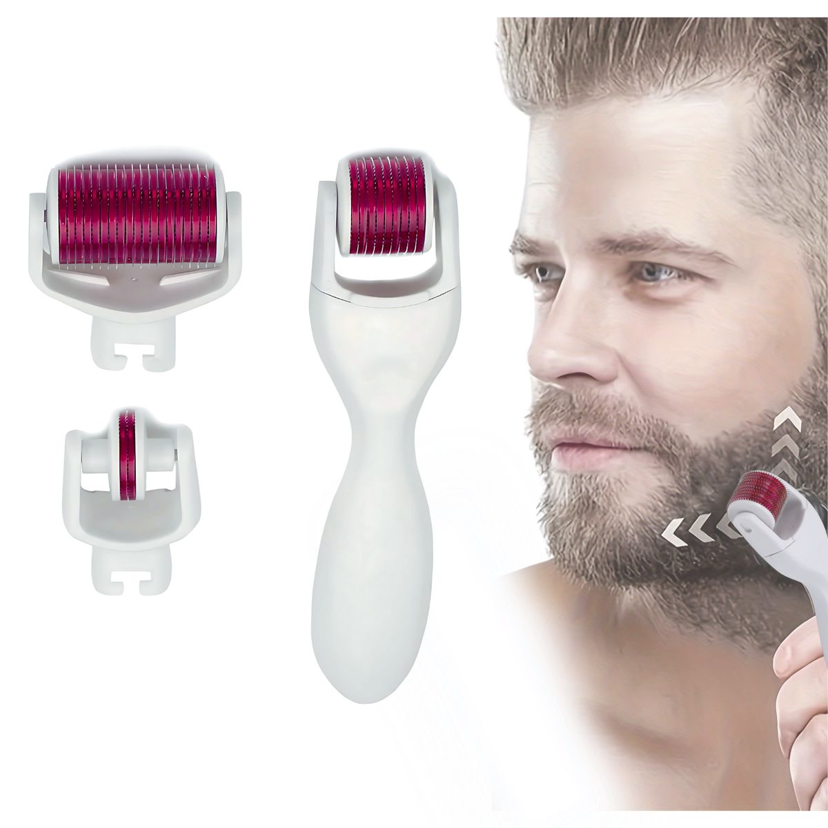 ROSH - Rodillo De Mesoterapia Derma Roller 4 en 1