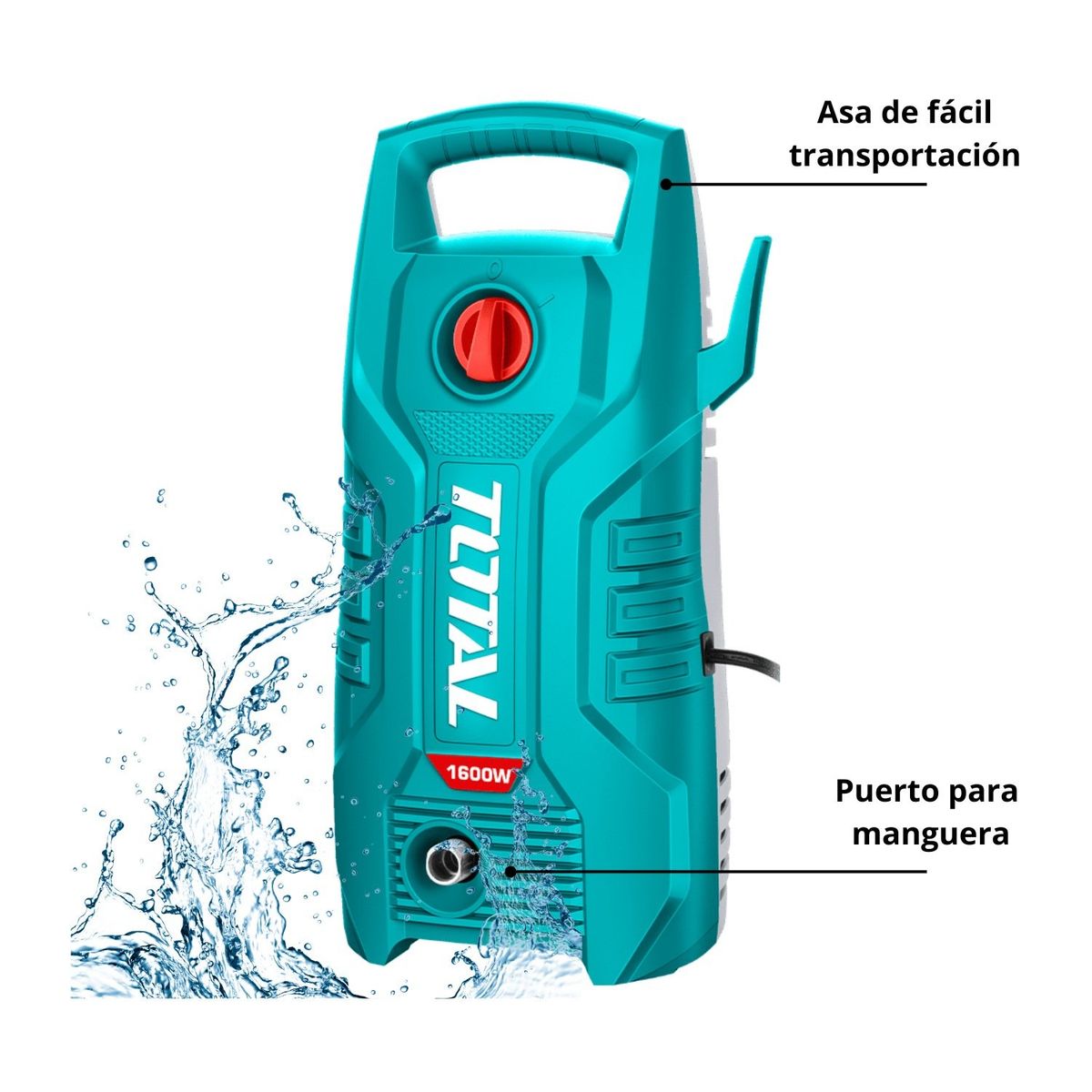 TOTAL TOOLS - Hidrolavadora 1600w 2030 Psi Total