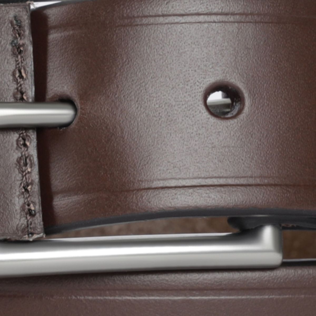 DOCKERS - Correa Hombre Una Cara Café Dockers