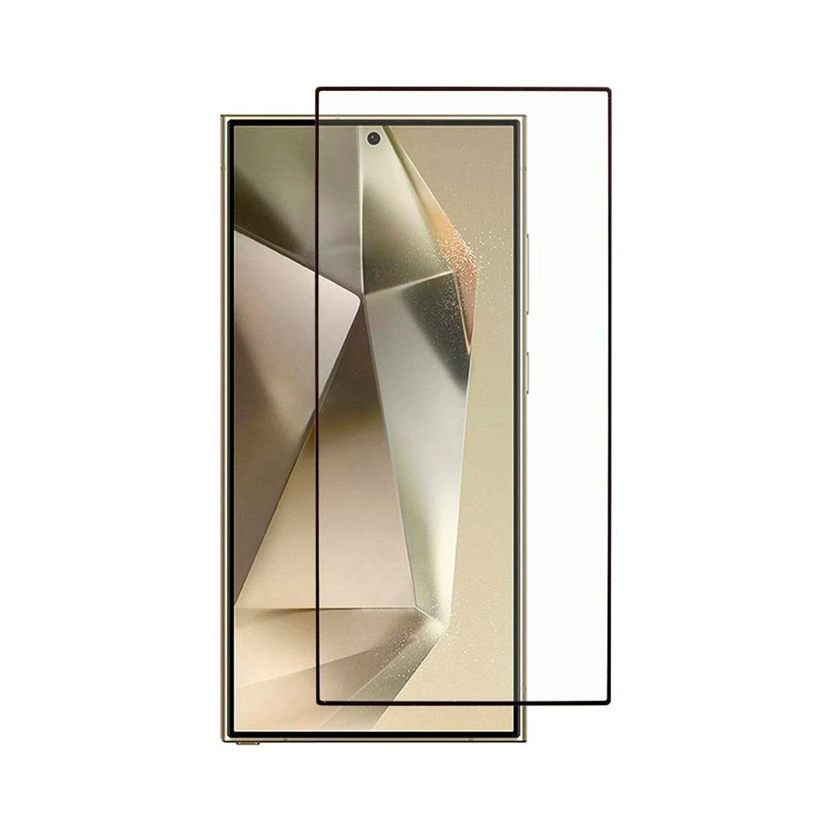 GENERICO - Mica de Vidrio Compatible con Galaxy S25 Ultra 6D Full Glue