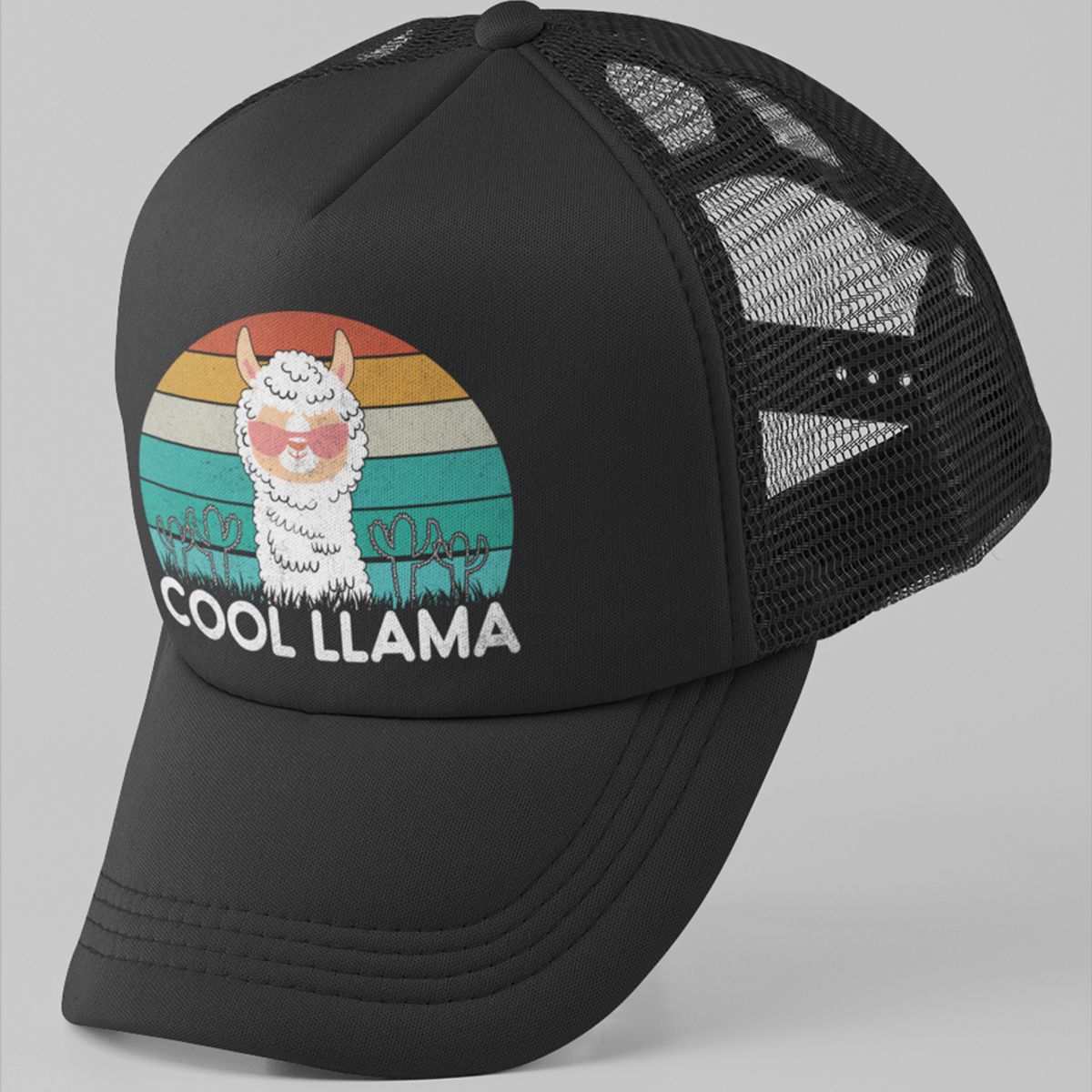 GENERICO - GORRA TRUCKER - COOL LLAMA MOD013