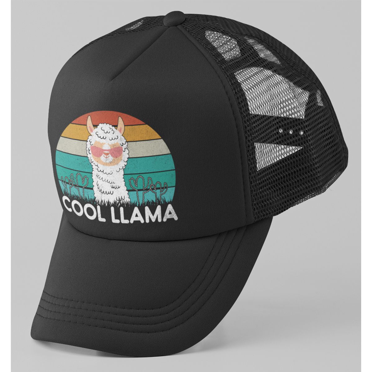 GENERICO - GORRA TRUCKER - COOL LLAMA MOD013