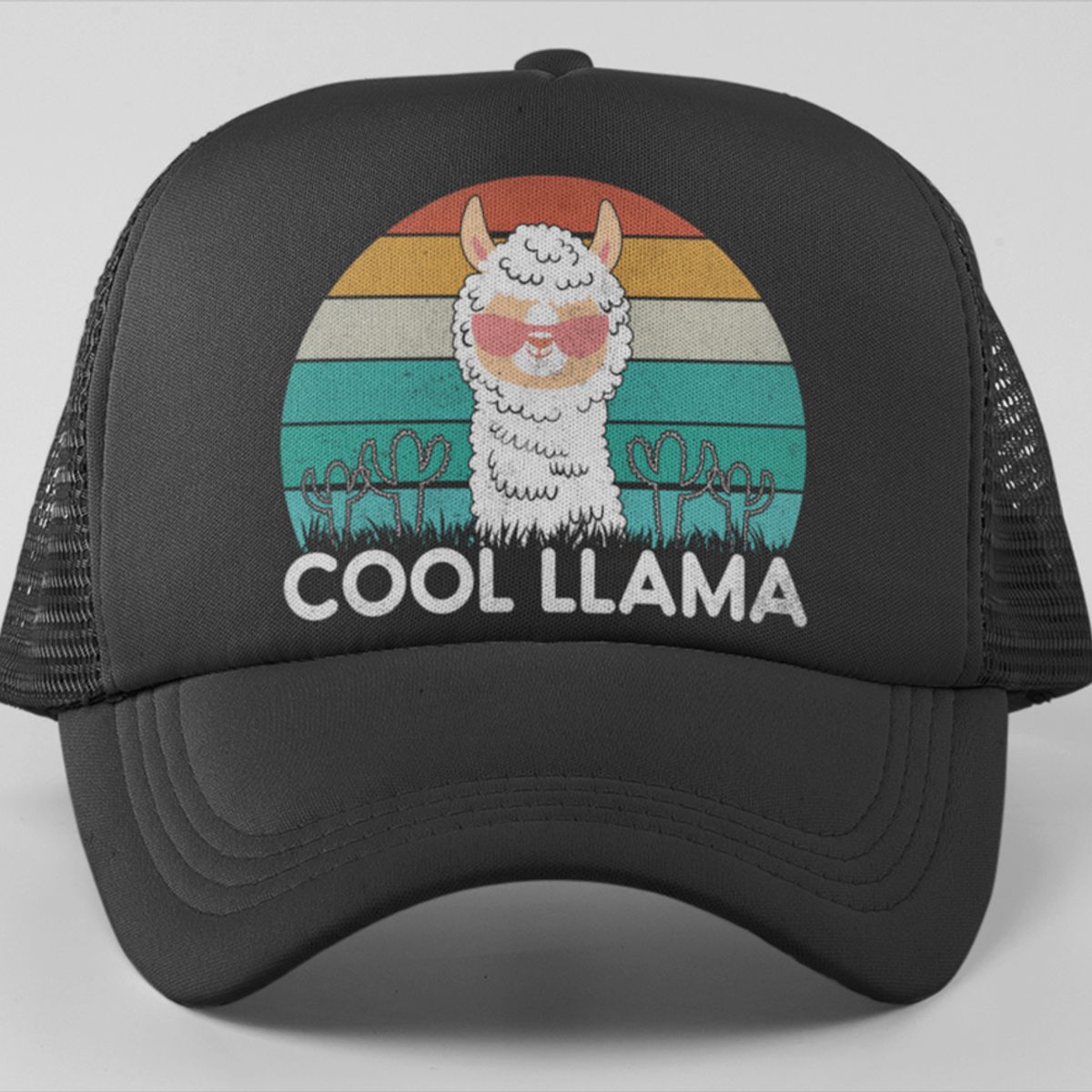 GENERICO - GORRA TRUCKER - COOL LLAMA MOD013