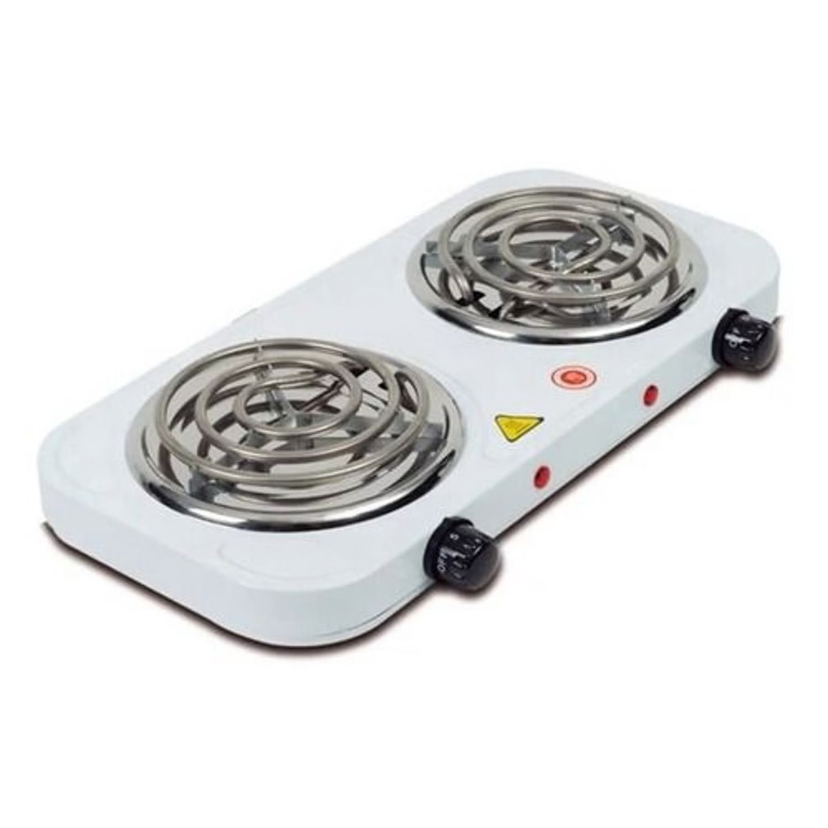 GENERICO - Cocina 1500W Estufa Eléctrica de 2 Hornilla 220V Portátil Espiral