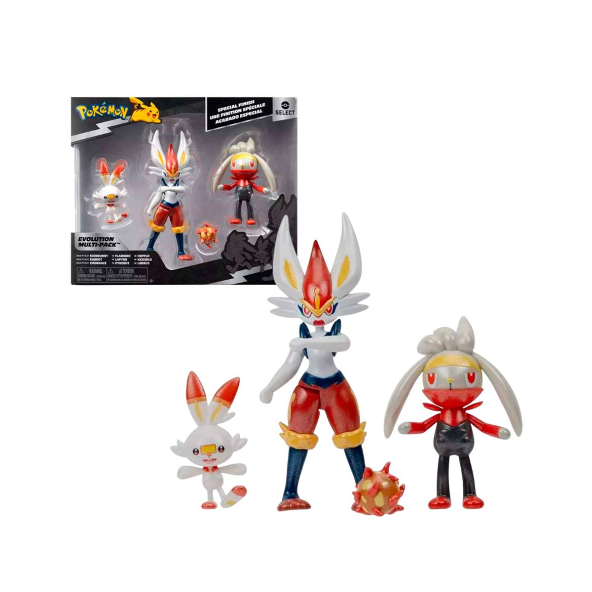 POKEMON - Pokemon Select Set Scorbunny Raboot Cinderace
