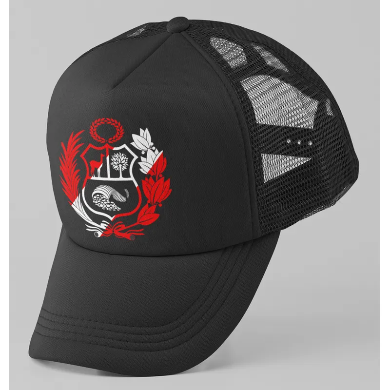 GENERICO - GORRA TRUCKER -ESCUDO PERU MOD017