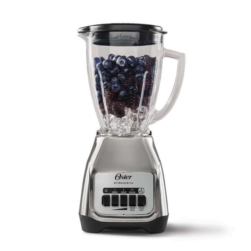OSTER - LICUADORA OSTER PLATEADA KALIMAN15L 550W  Potencia y Estilo