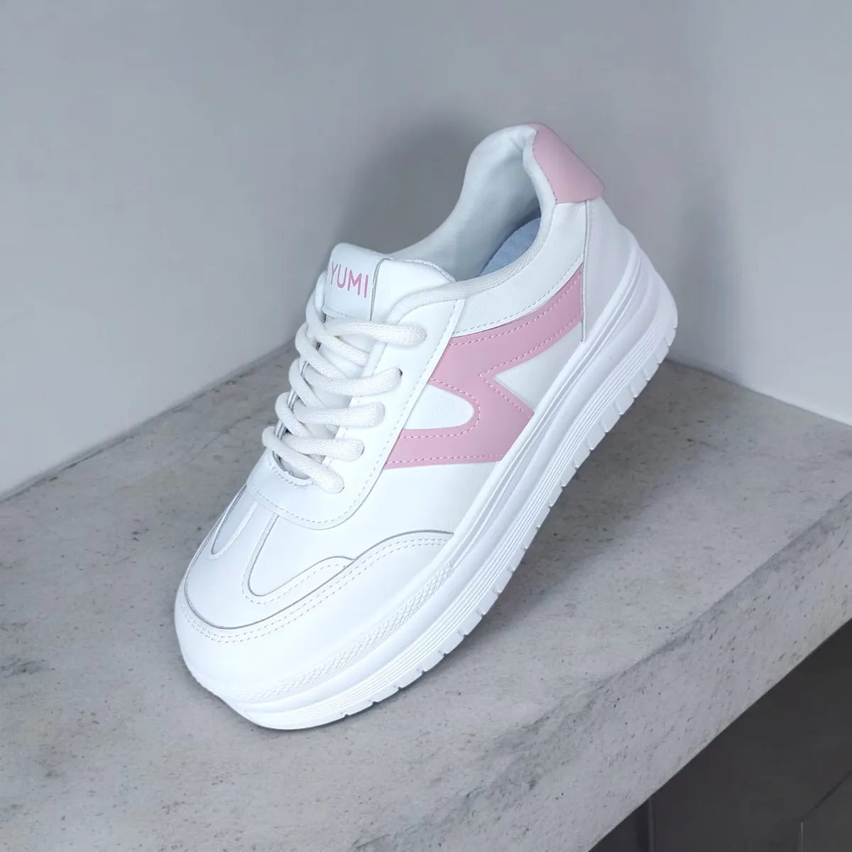 GENERICO - ZAPATILLA DE MUJER YUMI N BLANCOROSA- AT1025