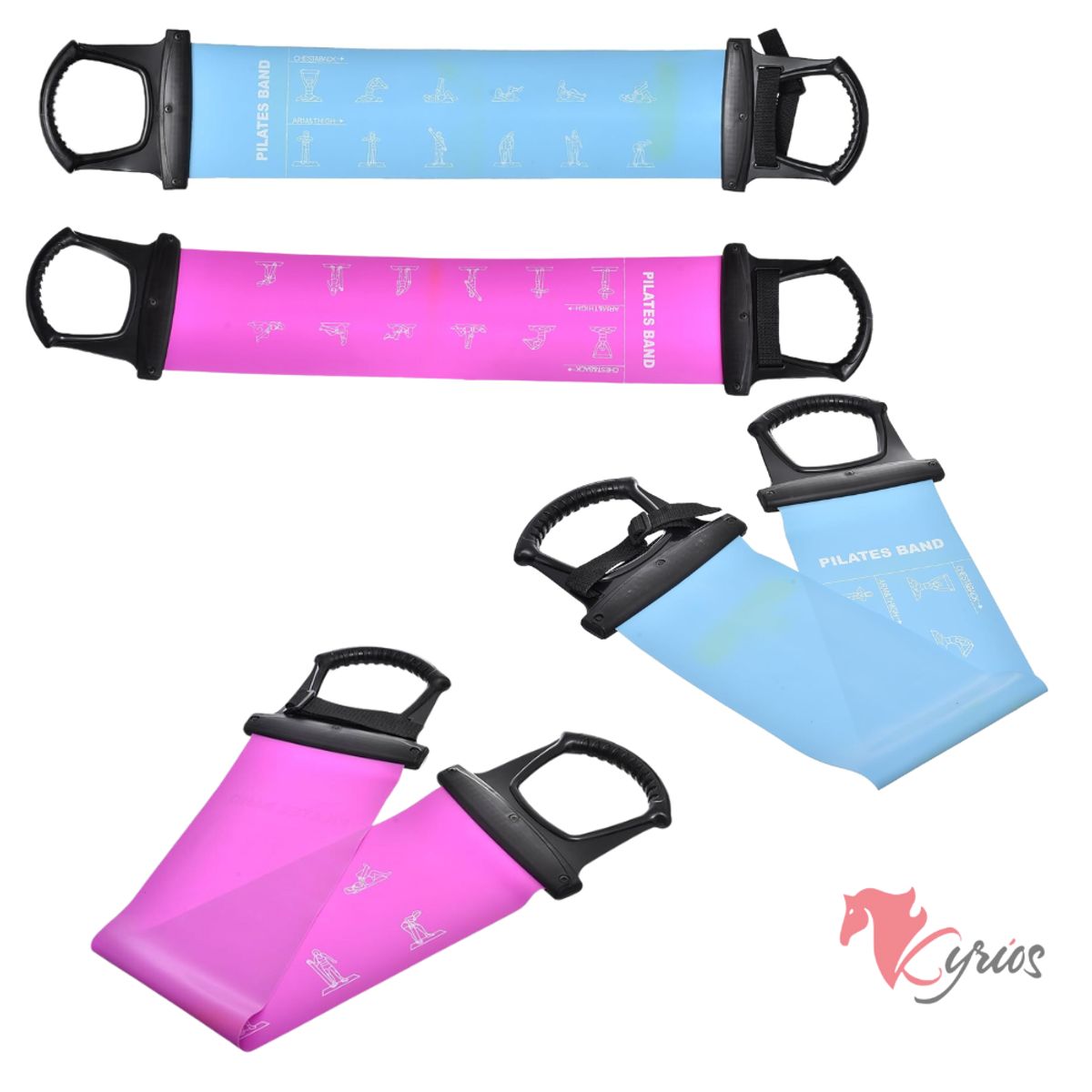 NO LOGO - Banda Elástica De Pilates Con Agarre