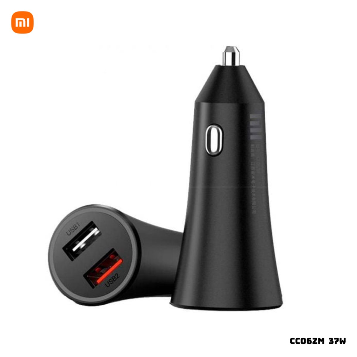 XIAOMI - CARGADOR DE AUTO ENTRADA DUAL 37W - CC06ZM