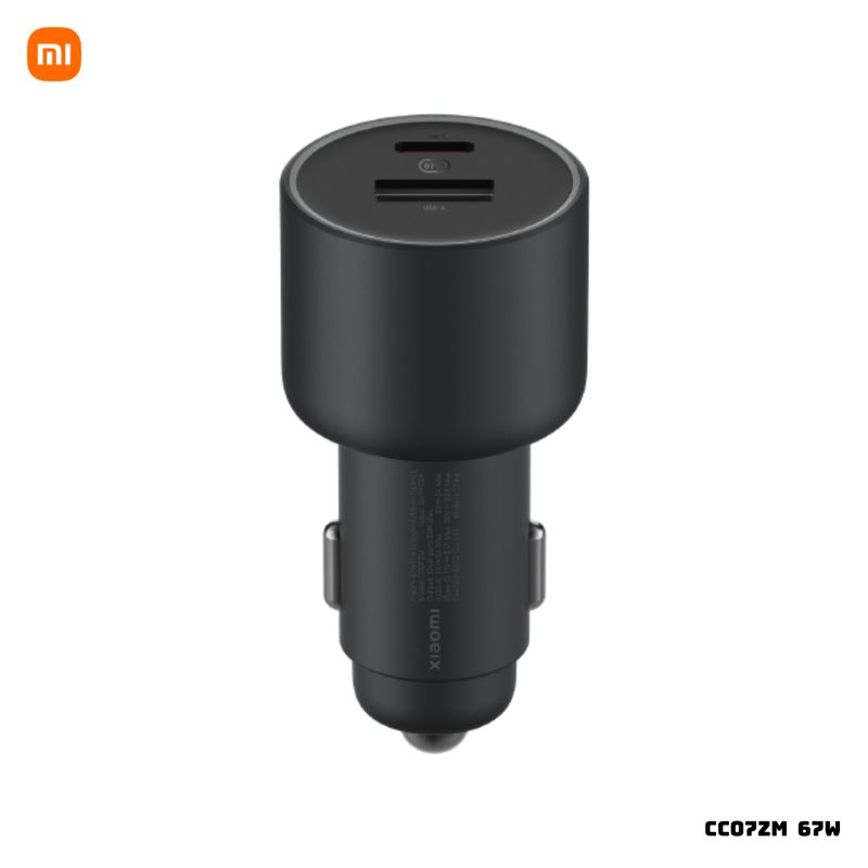 XIAOMI - CARGADOR DE AUTO ENTRADA DUAL 67W - CC07ZM