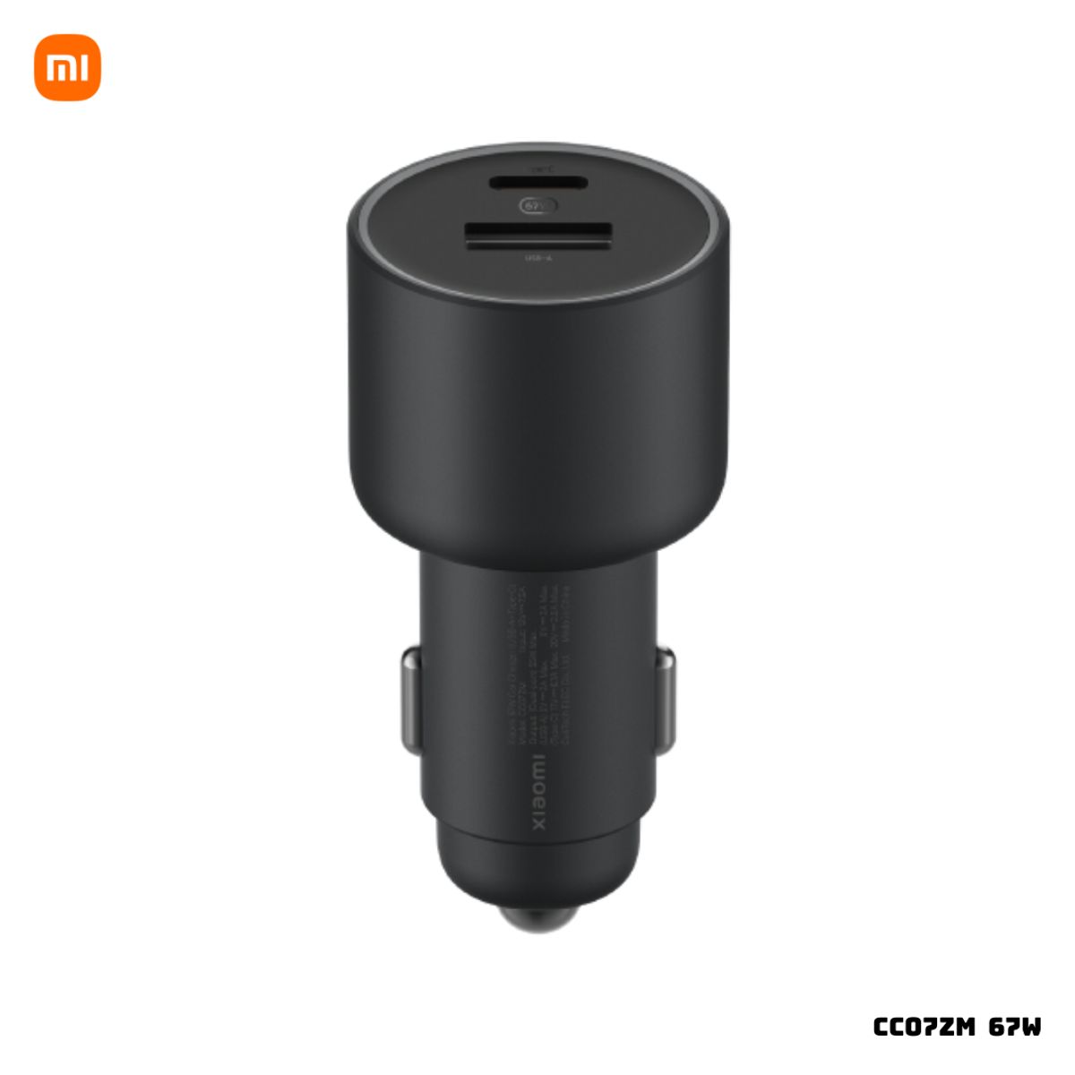 XIAOMI - CARGADOR DE AUTO ENTRADA DUAL 67W - CC07ZM