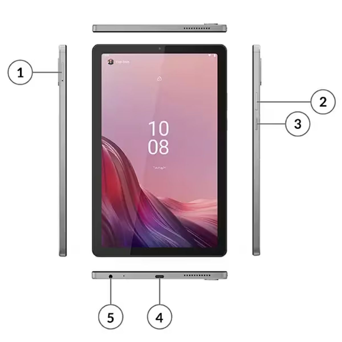 LENOVO - Tablet Lenovo Tab M9 TB310XU 128GB 4GB RAM 9 + Folio Case 4G LTE