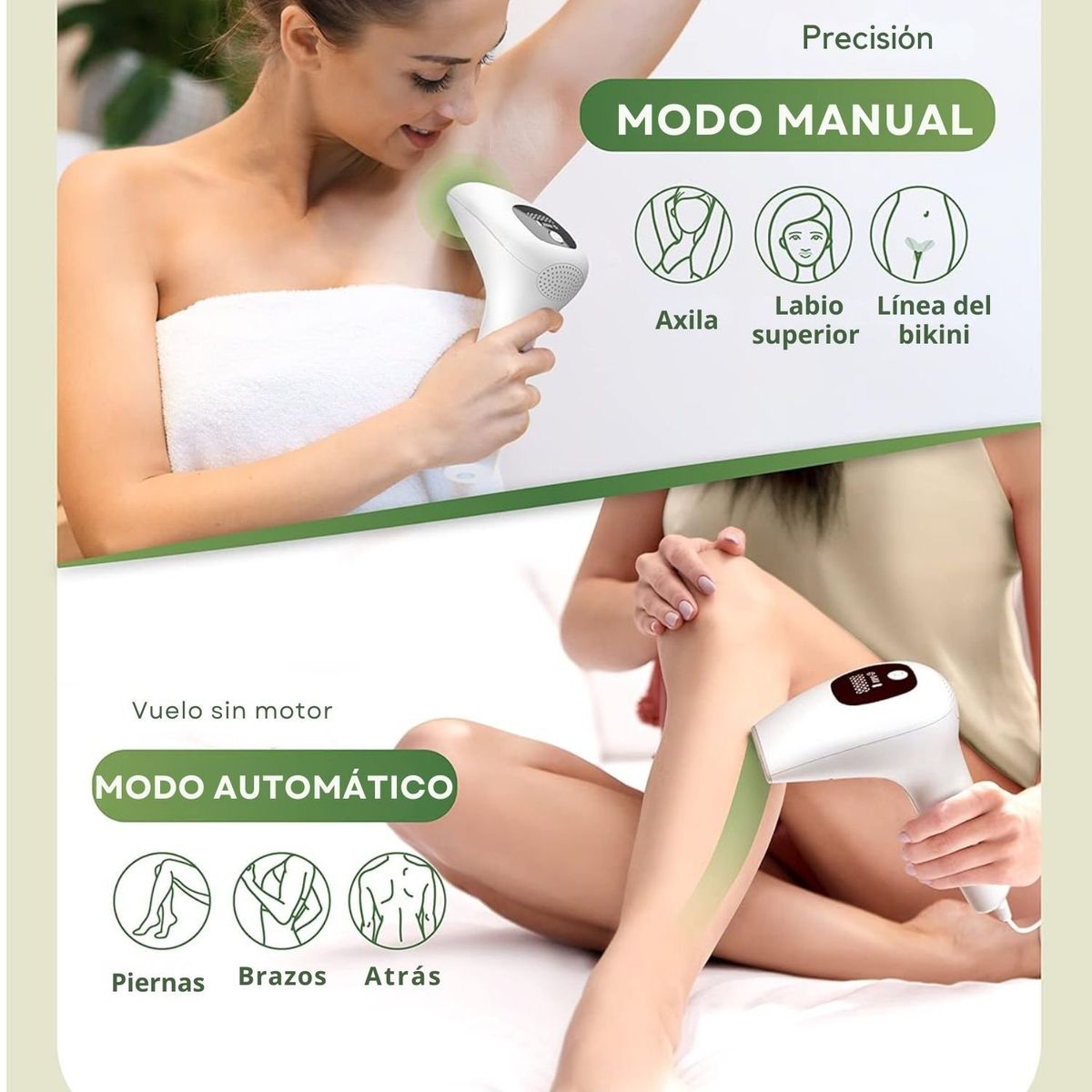 OEM - Depilador Láser IPL para todo el cuerpo sin dolor