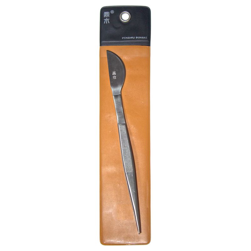 PERUBONSAI - PINZA ESPÁTULA ACERO INOXIDABLE