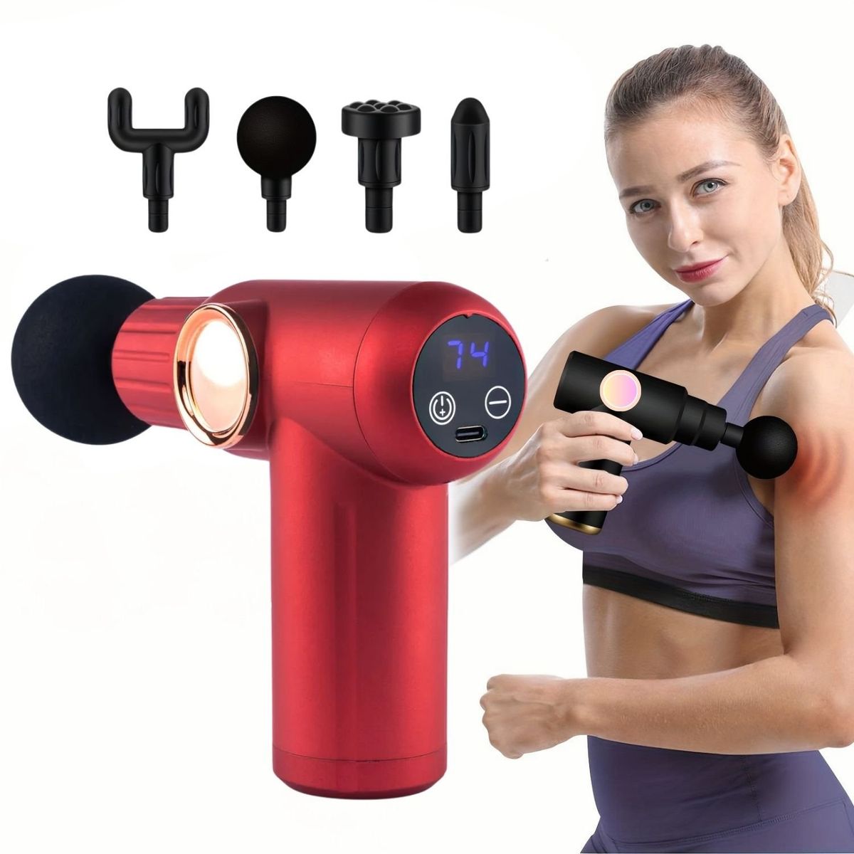 VICTORIA - Masajeador Muscular Inteligente de 32 Velocidades  Alivio del dolor