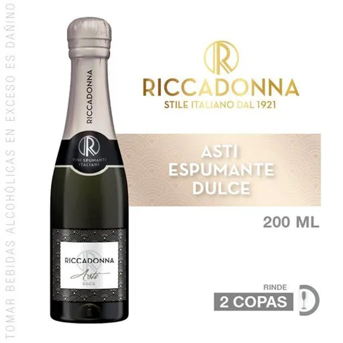 RICCADONNA - Espumante RICCADONNA Asti Botella 200ml