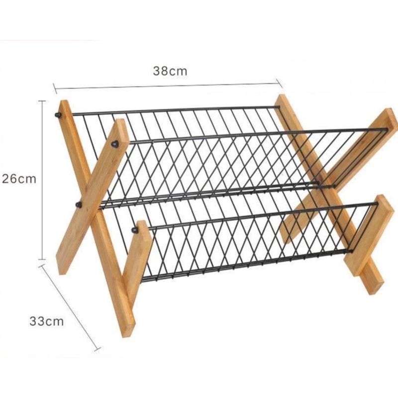 GENERICO - Escurridor Plegable en Bambú