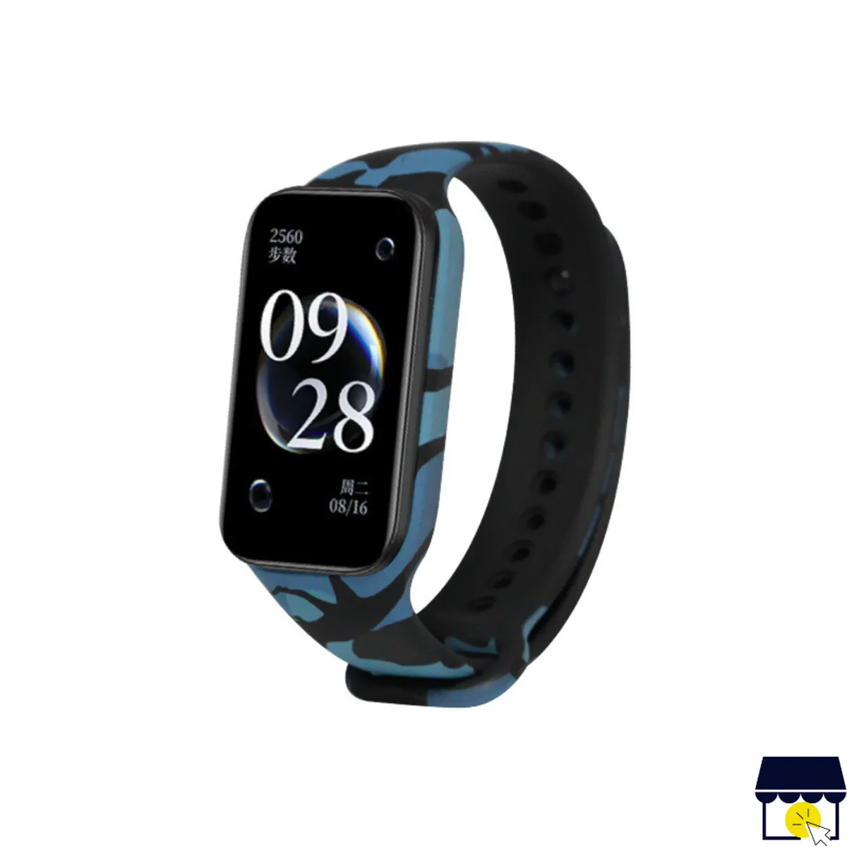 GENERICO - Correa de silicona para Xiaomi Redmi Band 2 + Mica - Print 2