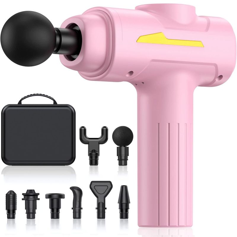 VICTORIA - Masajeador Muscular Profesional de Tejido Profundo - 8 Accesorios, 55 Watts