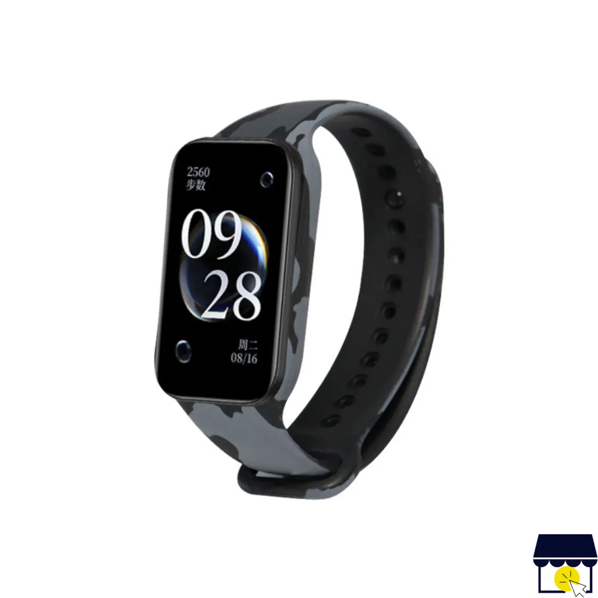 GENERICO - Correa de silicona para Xiaomi Redmi Band 2 + Mica - Print 3