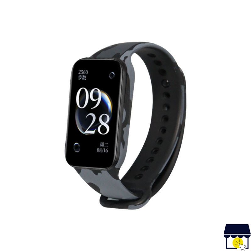 GENERICO - Correa de silicona para Xiaomi Redmi Band 2 + Mica - Print 3