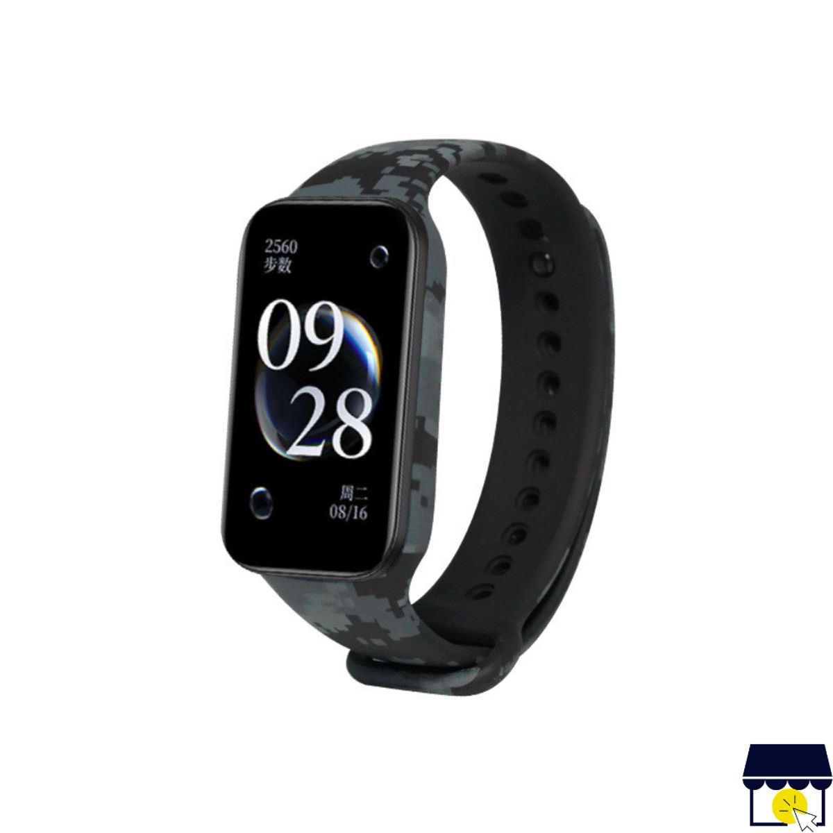 GENERICO - Correa de silicona para Xiaomi Redmi Band 2 / Band 8 Active + Mica - Print 4