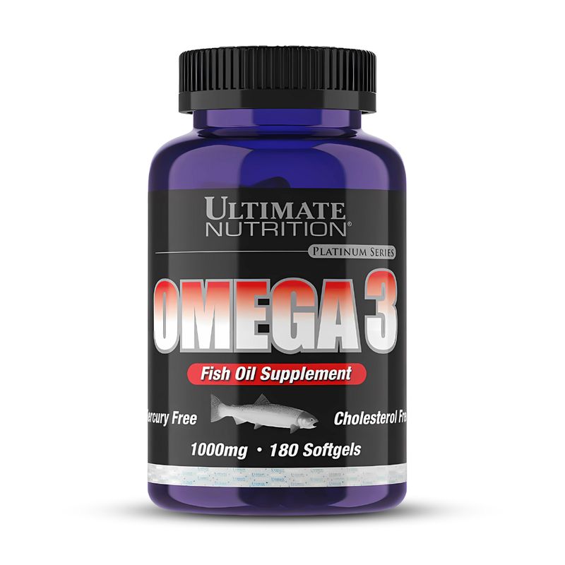 ULTIMATE NUTRITION - Omega 3 Fish Oil 180 Capsulas Ultimate Nutrition